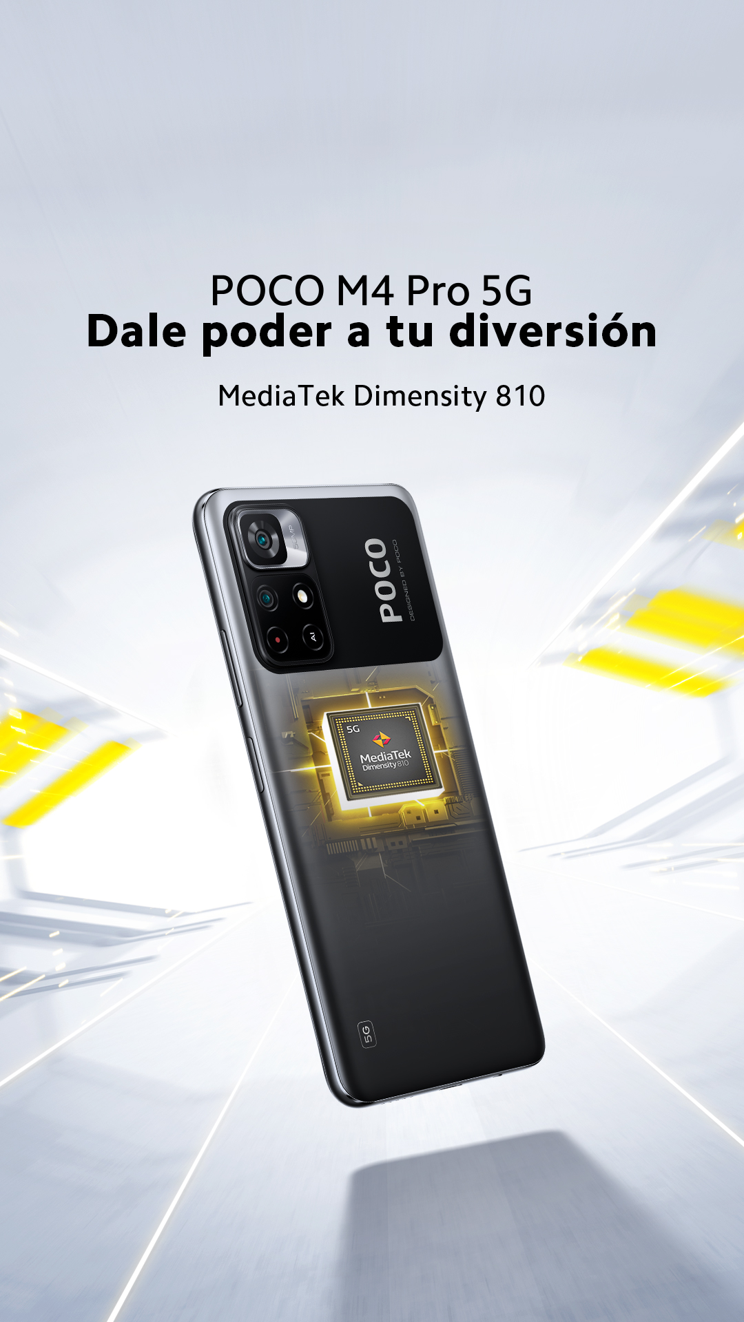 POCO M4 Pro 5G, el smartphone con mejor rendimiento para entretenimiento inmersivo