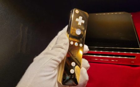 Nintendo Wii bañada en oro de 24 quilates se pondrá a la venta