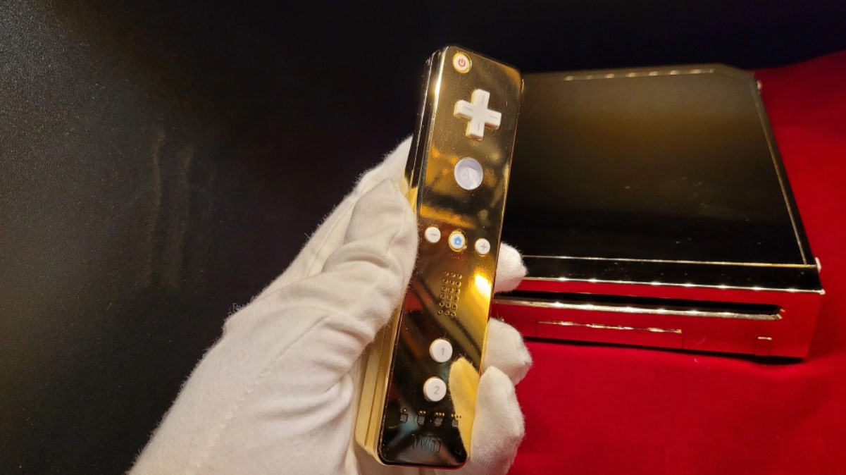 wii dorada subasta
