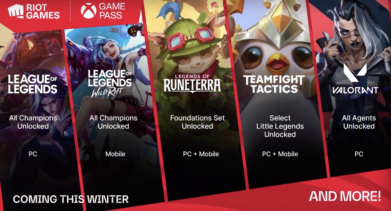 Riot Games Game Pass