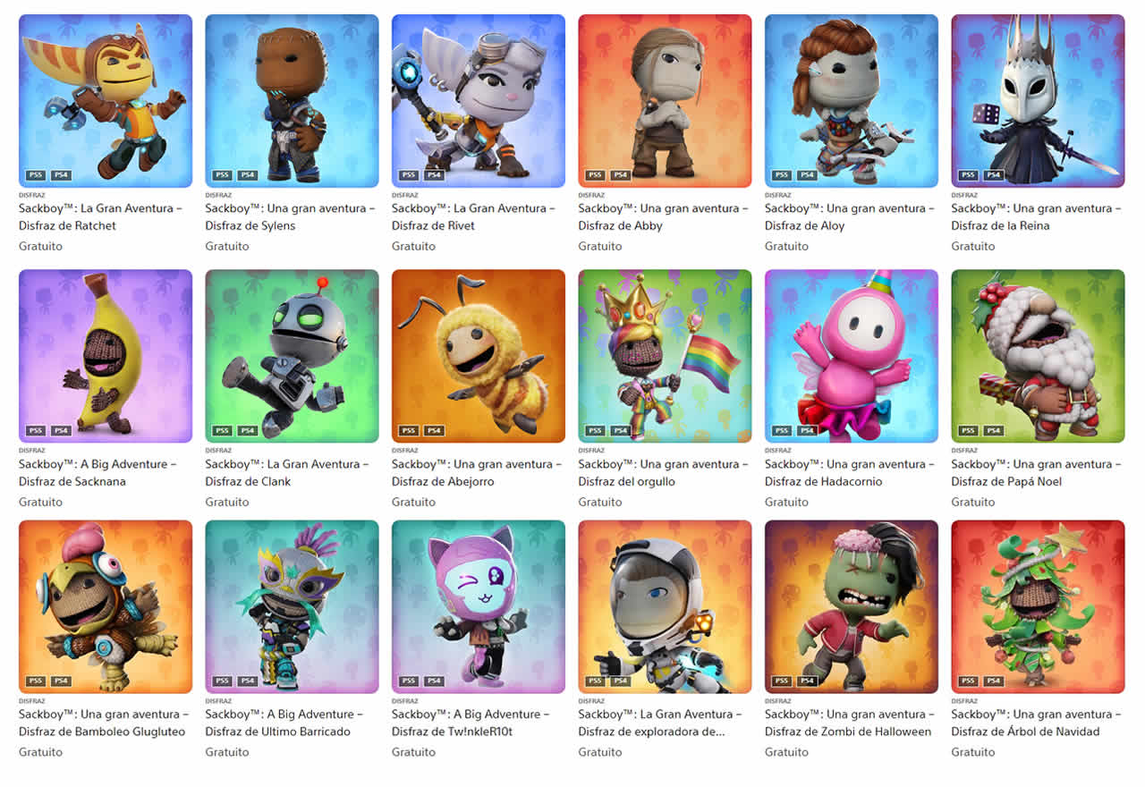 sackboy orgullo gratis