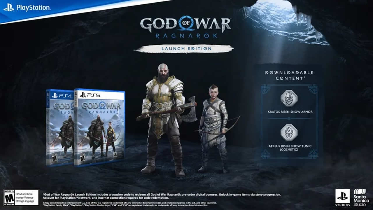 god of war ragnarok ediciones
