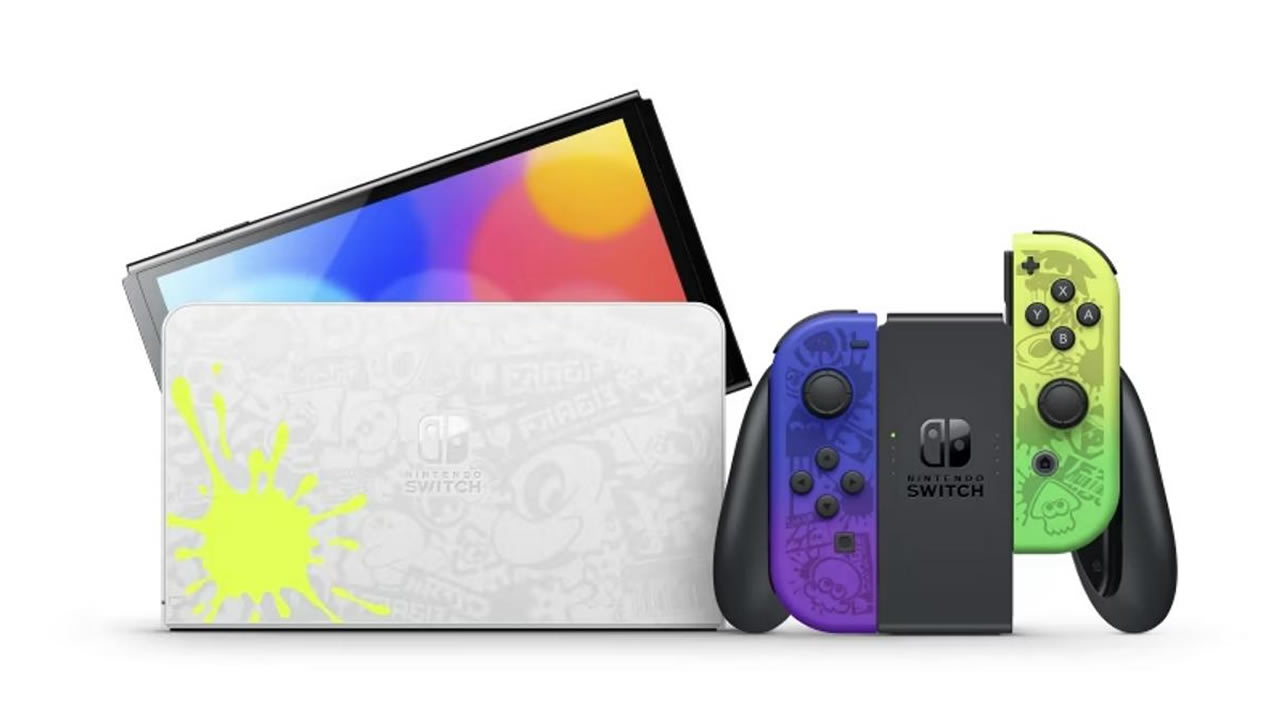 Nintendo lanzará una nueva Switch OLED con motivos de Splatoon 3