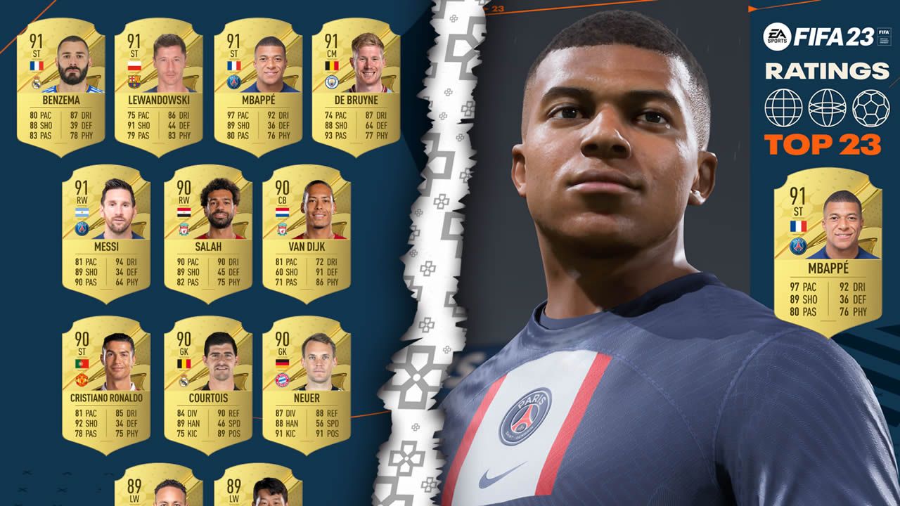 fifa 23 ratings