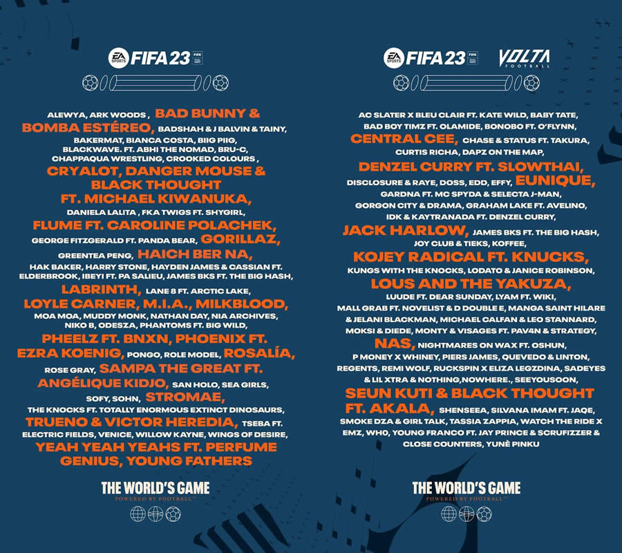fifa 23 soundtrack