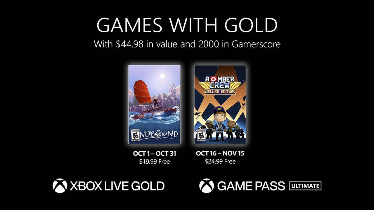 games gold xbox octubre