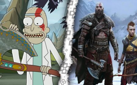 Rick y Morty son Kratos y Atreus en comercial de God of War: Ragnarok