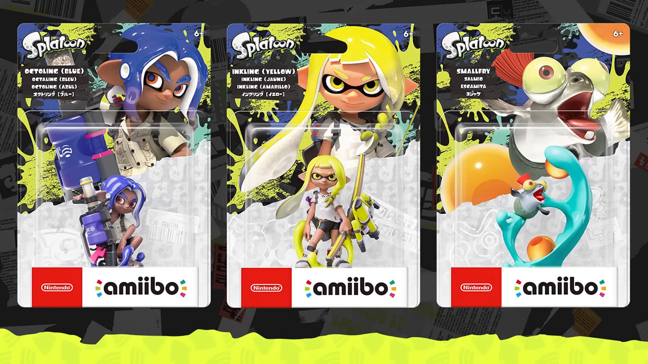 Amiibo de Splatoon 3 ya tienen fecha de lanzamiento