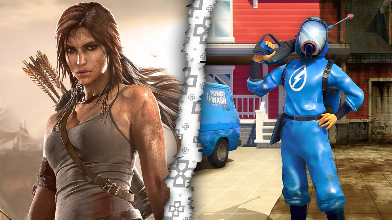 power wash tomb raider