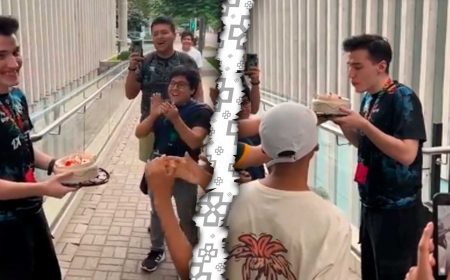 Lima Major:’Collapse’ de Team Spirit celebró su cumpleaños junto a fans afuera de su hotel