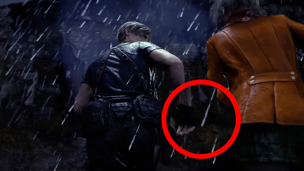 resident evil 4 lluvia