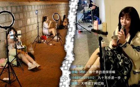 Streamers de China transmiten en la calle y generan harto dinero