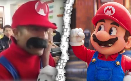 Profesor disfrazado de Super Mario da clases en colegio de Cuzco
