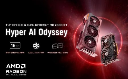 Anuncio de las tarjetas gráficas ASUS y TUF Gaming AMD Radeon RX 7600 XT
