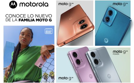 Llegan a Perú los nuevos integrantes de la familia moto g: moto g345G, moto g24 power, moto g24 y moto g04