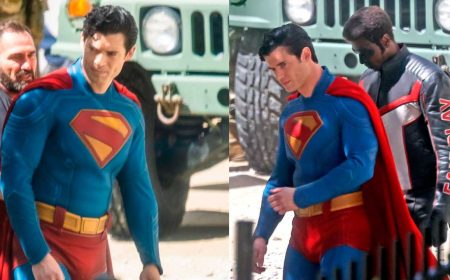 Vistazo a David Corenswet como Superman en el set de grabación