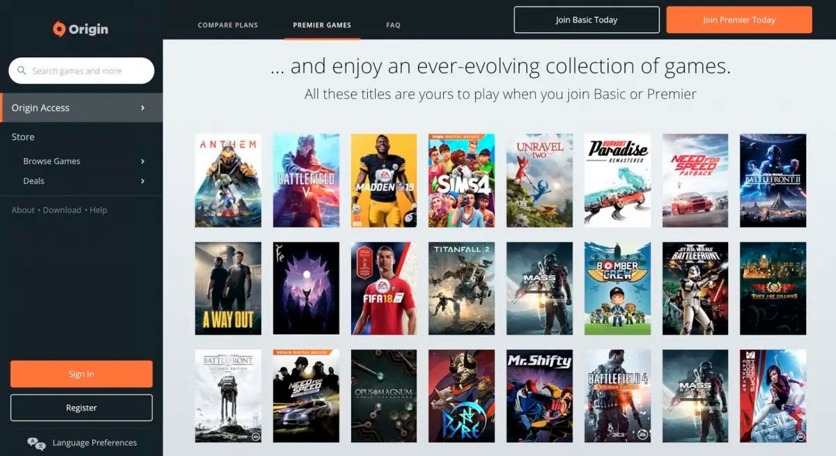 Origin EA