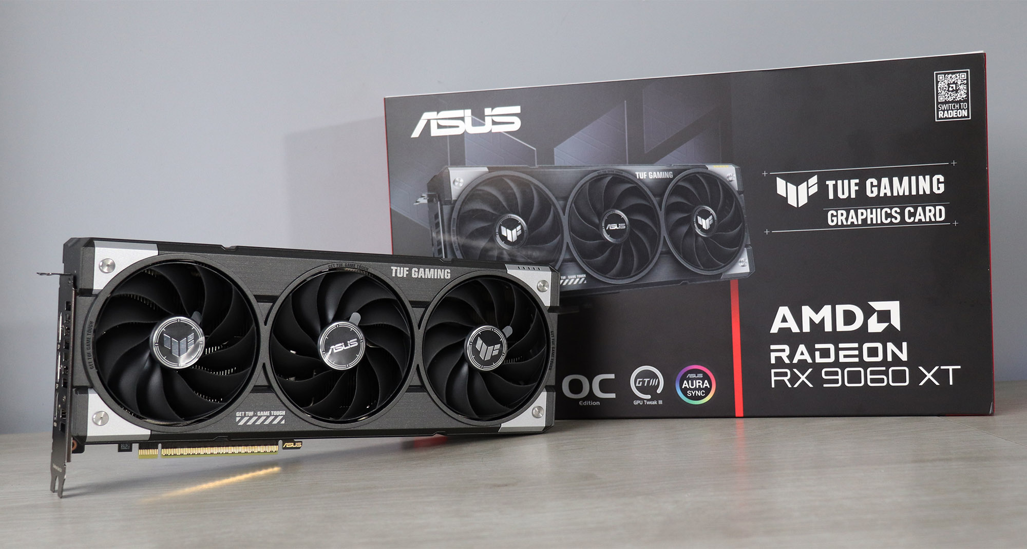 Imagen de ASUS TUF GAMING RADEON RX 9060XT  – REVIEW