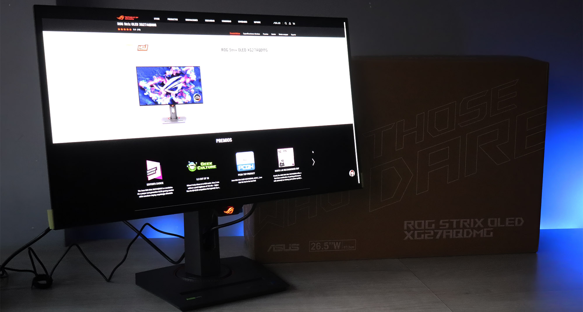 Imagen de ROG SWIFT OLED XG27AQDMG – Review