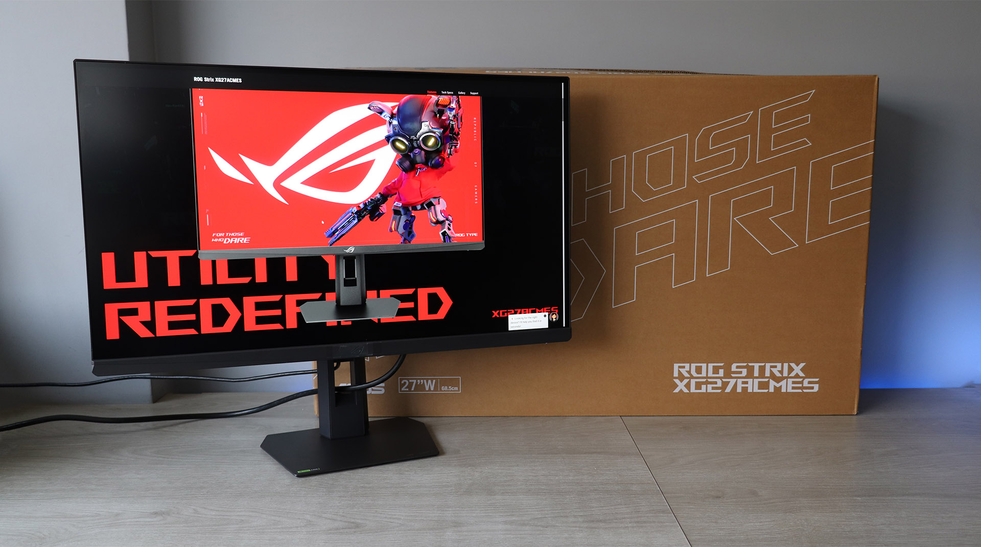 Imagen de ROG STRIX XG27ACMES – REVIEW