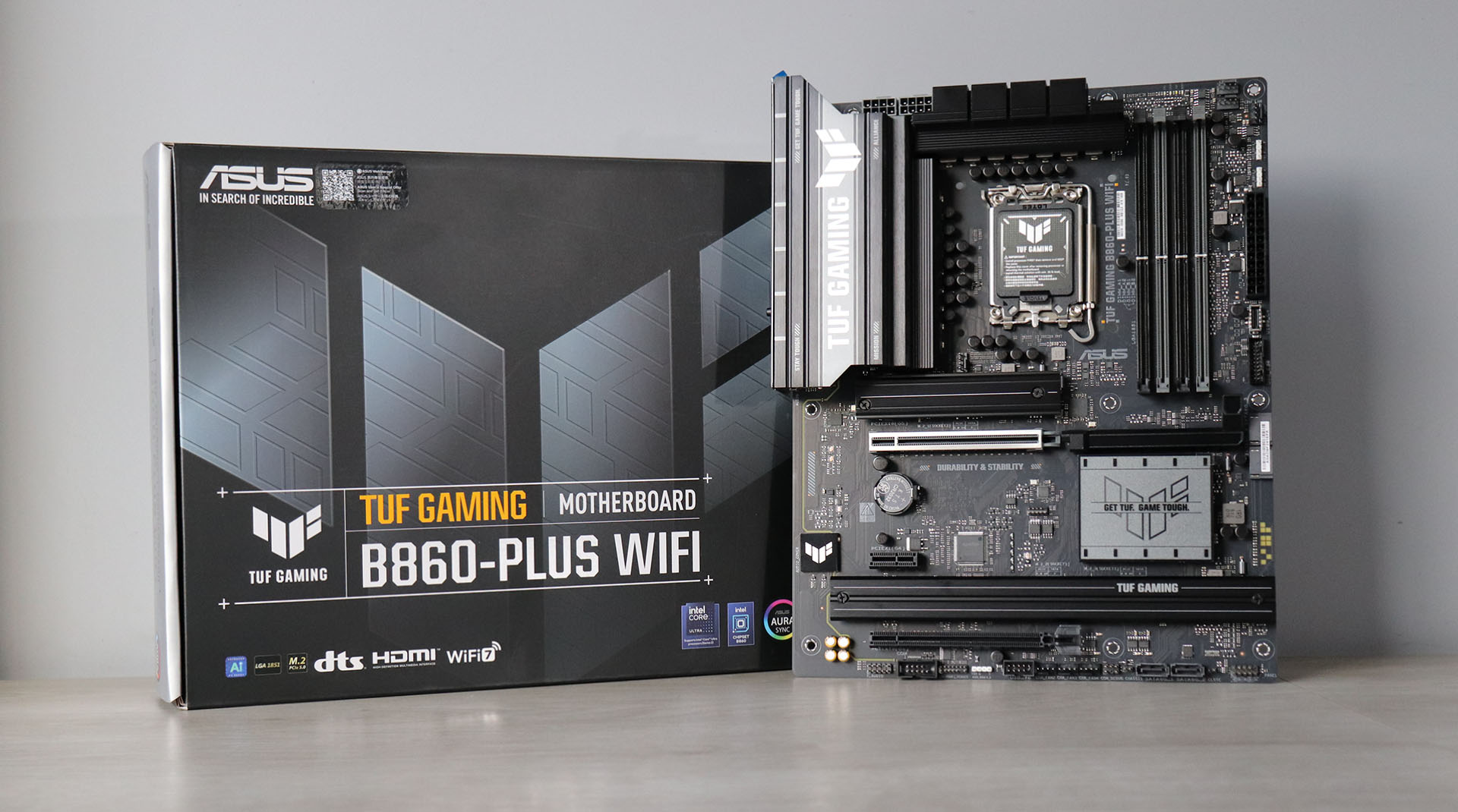 Imagen de ASUS TUF GAMING B860-PLUS WIFI – REVIEW
